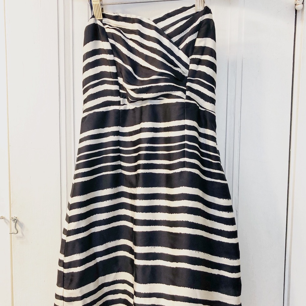 Navy & White Mini Dress